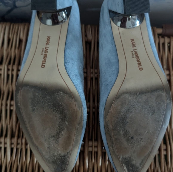 Karl Lagerfeld Light Blue pump - Picture 7 of 12